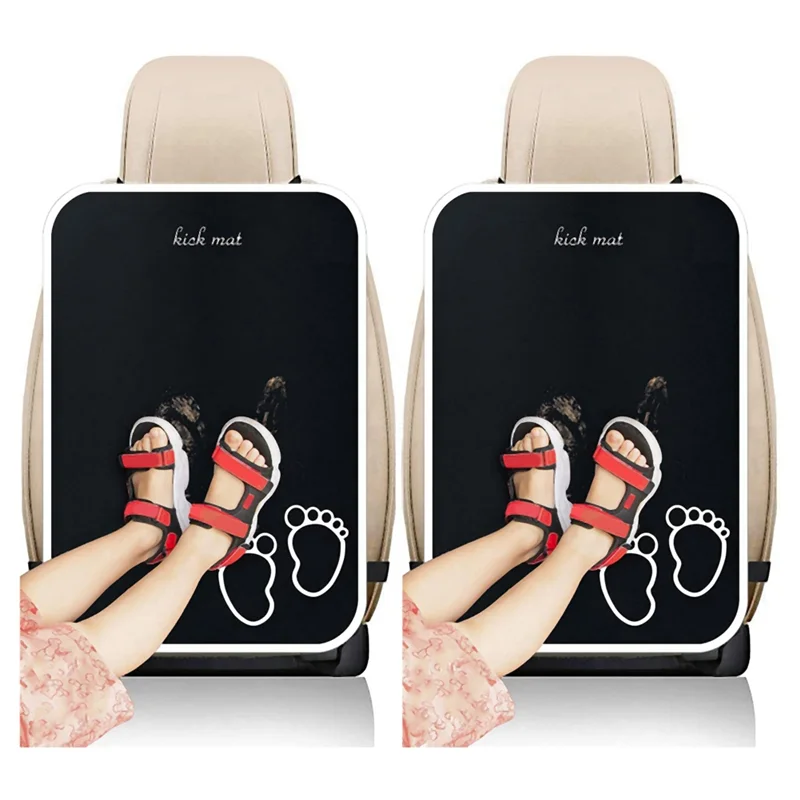 인기 폭발-차량 킥 방지 매트, 용 킥 방지 패드, 카시트 보호대, 어린이 방수 등받이 시트 커버, 차량용