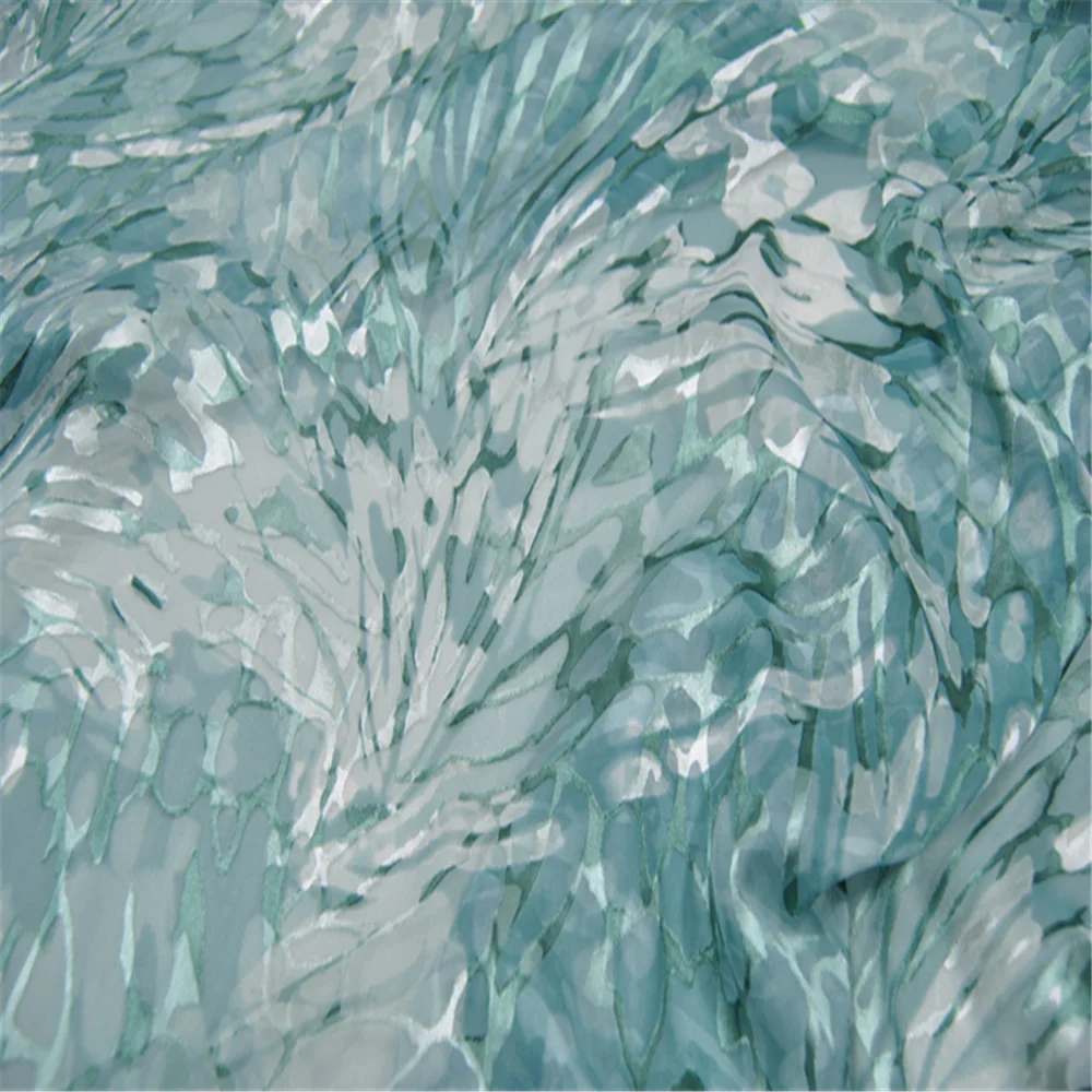 Silk Burn Out Fabric for Women Garment sewing fabric