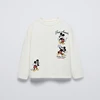 2025 Spring Wear Mickey Tees Boys Cartoon Printed Crewneck Tops Toddler Disney New Design T-shirt Clothes Simple Long Sleeve 5