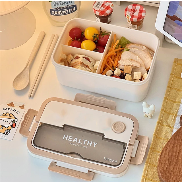Food Grade Wheat Straw Lunch Box for Kids Leak-Proof with Lid Camping  Picnic Portable Plastic Food Fruit Storage Container Box - AliExpress