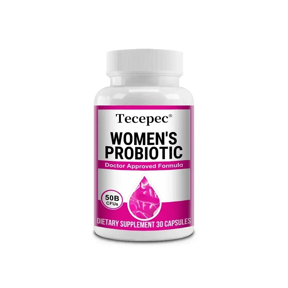 Women's Probiotic 50 Billion CFU, Cranberry Extract, Supports Digestion and Vaginal Health, Urinary Health, 120 Capsules