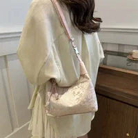New Style Fine Embroidery Ladies Handbags Summer Fashion Shoulder Bag Crossbody Daily Party Tote Handbag for Women