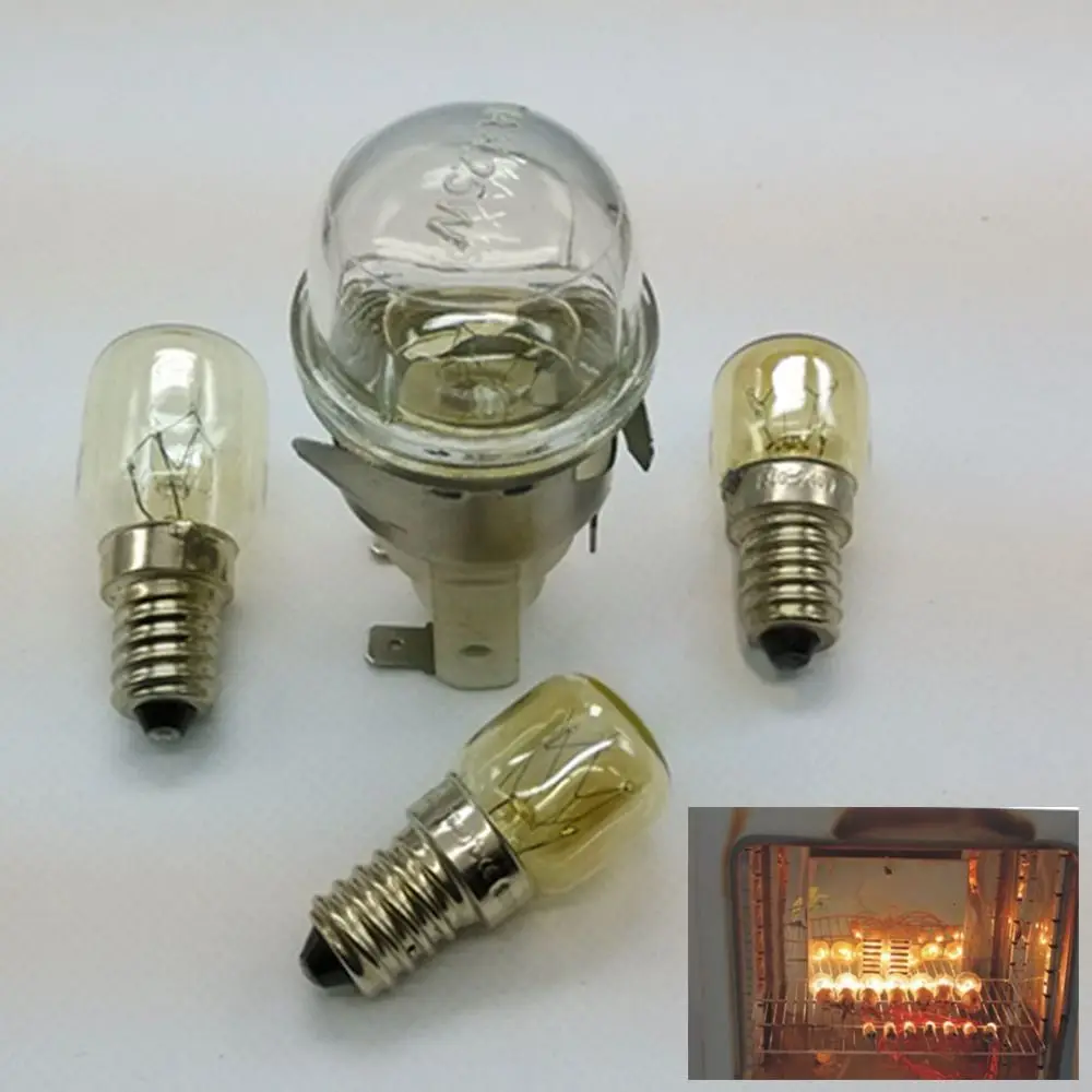 

Hot Tungsten High temperature resistance 300 degrees Cooker Hood Lamp Heat Resistant Oven Light Salt Bulb Filament