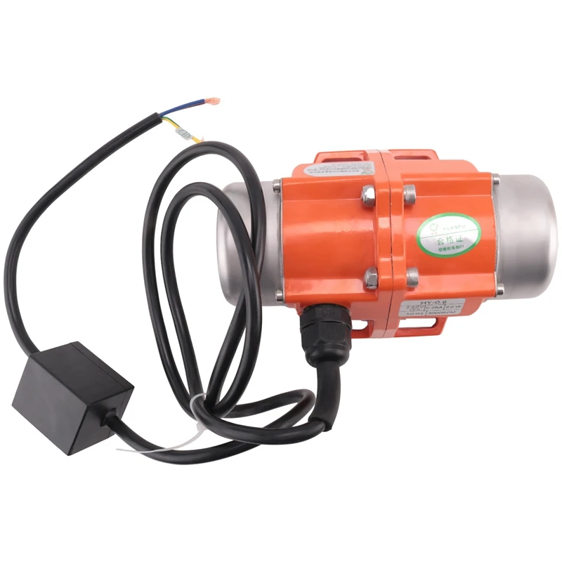 

60W 220V Vibrating Motor Adjustable Speed For Feeding Machine Shotcrete Machine Washing Machine Durable Easy To Use