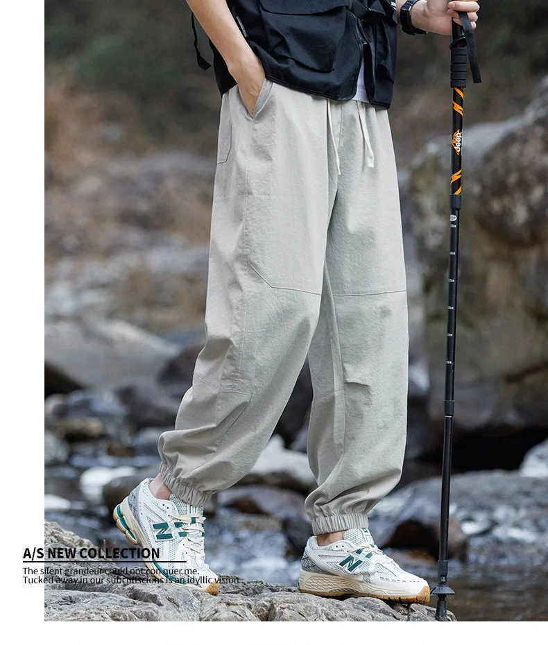 Loose Fit Cotton Cargo Pants Outdoor Workwear