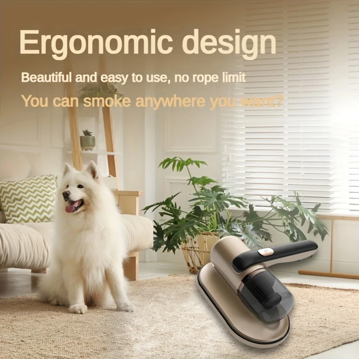 Household Mattress Vacuum Cleaner Small Handheld Wireless Mite Remover