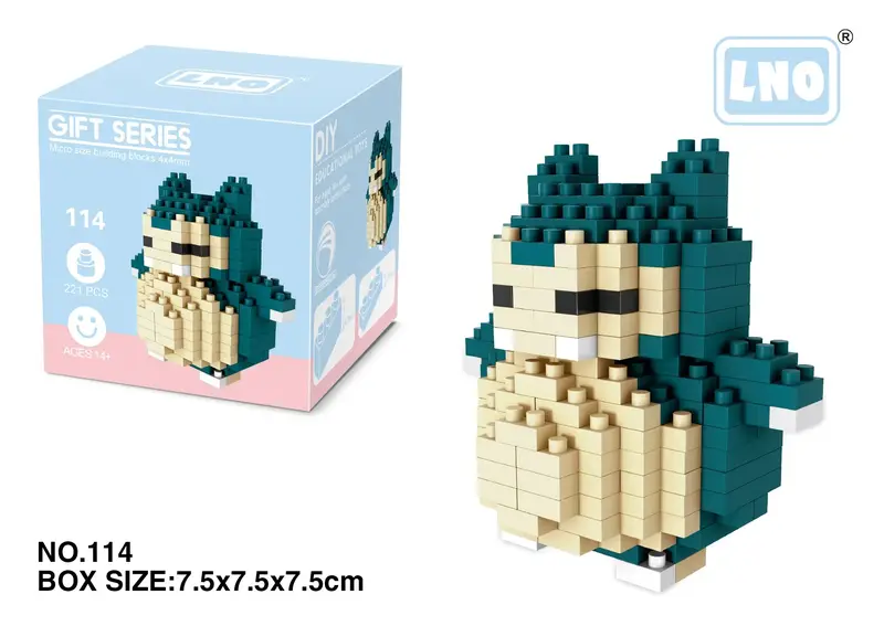 Pokemon Small Blocks Nanoblock Charizard Kyogre Groudon Rayquaza Model Education Graphics Toys for Kids Birthday Gift Toys - Image 40