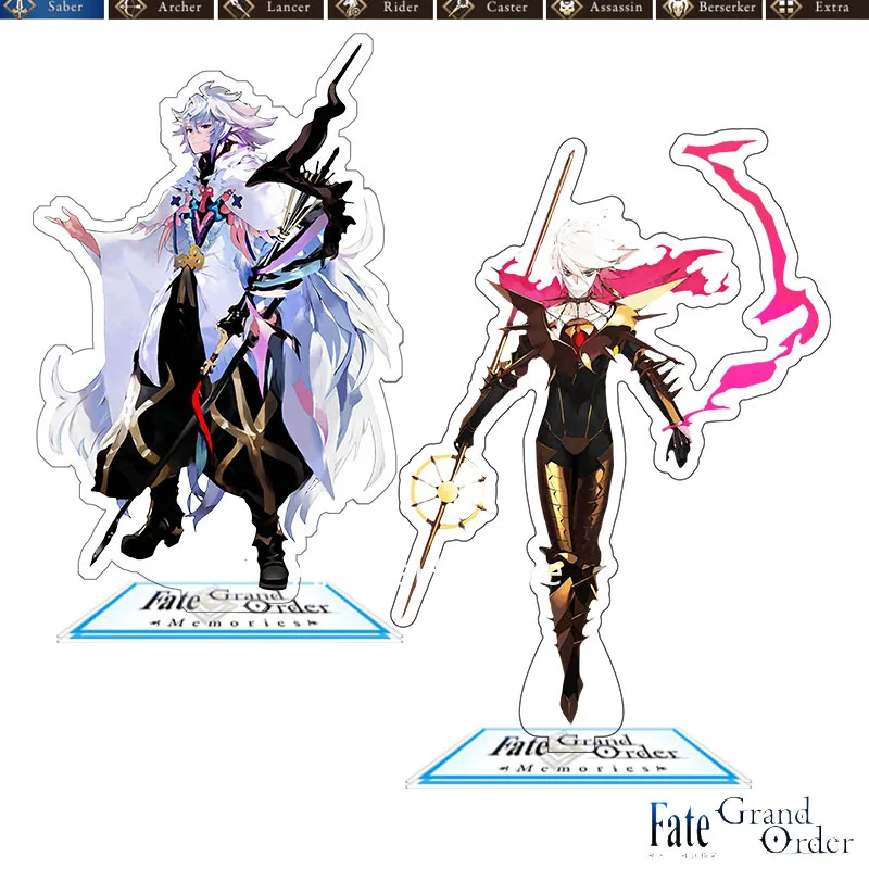 

Игрушечная фигурка из Fate Grand Order, FGO, Мари, Франкенштейн, Карна, Мерлин, Абигейл, Леонардо, да Винчи, акриловая кукла в подарок