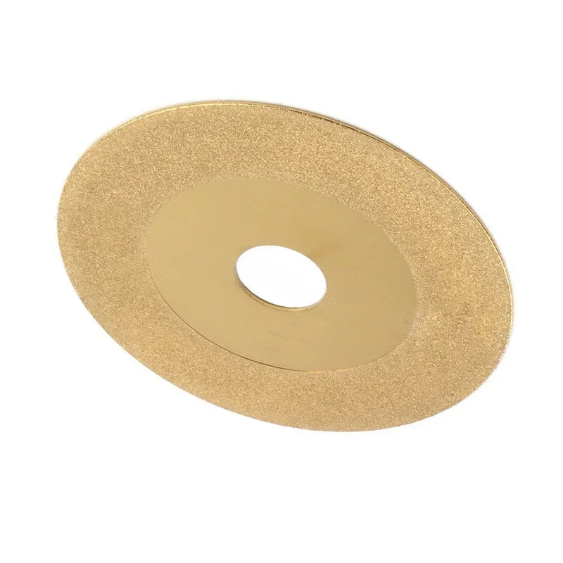 100mm Diamond Coated Flat Lap Wheel Lapidary Polishing Grinding Disc Gold For Carbide Stone Angle Grinder TOOL