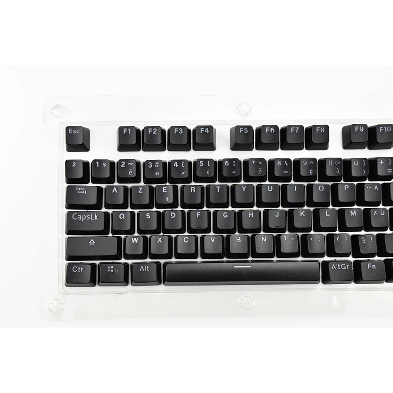 기계식 키보드용 프렌치 키캡, MX 스위치와 호환 가능, 더블 샷 지지대 LED 조명, 프랑스 키캡, AZERTY