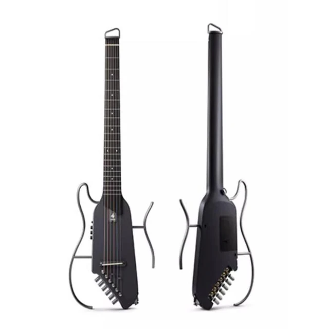 Smart Mute Guitar Travel chitarra portatile staccabile in legno senza testa  con altoparlante parti e accessori per chitarra - AliExpress