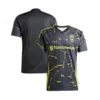 Columbus Crew Black 2023 VeloCITY Jersey Outdoor Sweat Absorbent Quick Dry Soccer Jersey Summer Classic Casual Loose T-Shirt 1