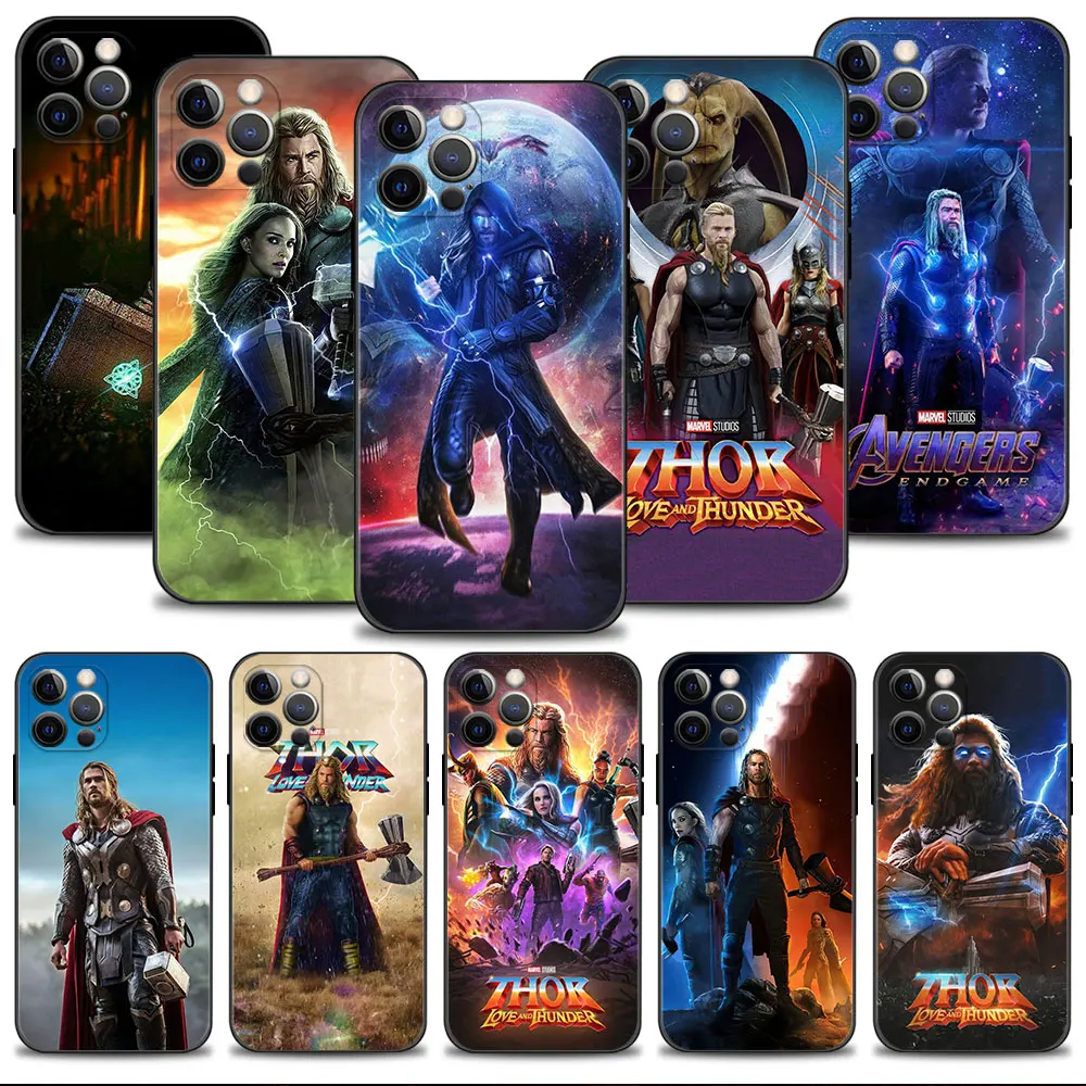 Marvel Thor Four Love And Thunder Cover Per Telefono Trend Per Apple Iphone 15 14 12 Pro Max Xs 7 Plus 8X13 11 Xr 14 Mini Se