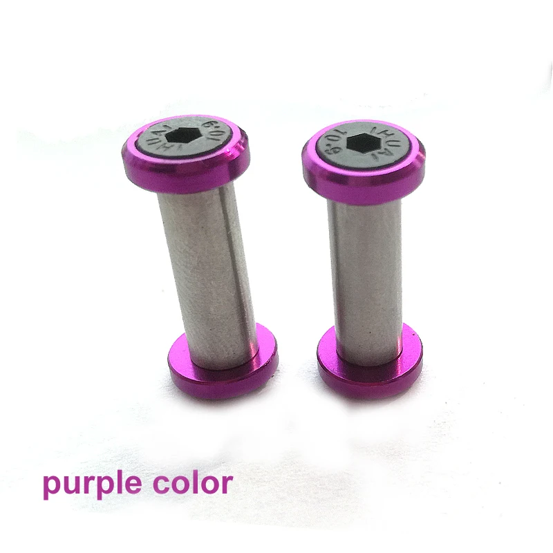 4pcs/lot 0.77"(19.5MM) stainless steel Knife Handle hex Screws Suitable for 5mm hole black (EAM)