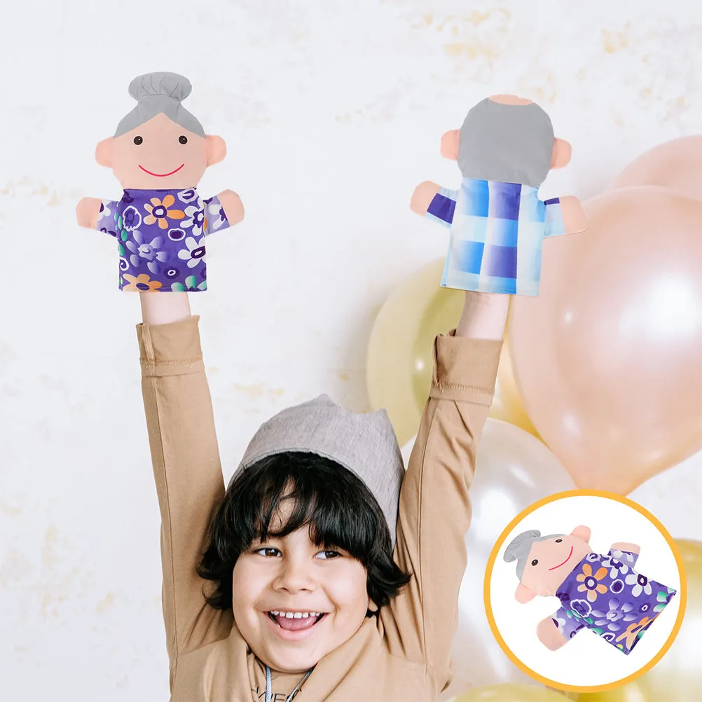 가족 구성원 손 인형 유연한 교육용 스토리텔링 역할극 빌딩 인형 어린이를 위한 창의적인 생일 선물 소녀들을 위한
