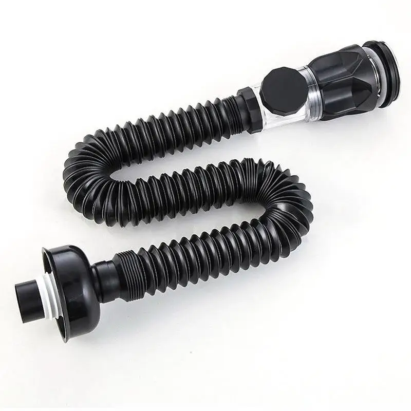Kitchen Sink Drain Pipe Flexible Stretchable Deodorant Strainer Pipeline Washbasin Anti Blockage Sink Strainer Drain Pipe 2