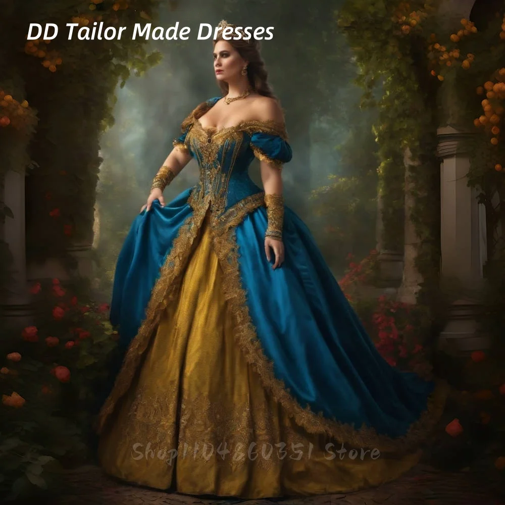 green emerald velvet dress Navy Blue Long Prom Dress with Gold Sequins main image 0