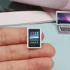 Miniature Model Toys Mini Mobile Phone Ipad Laptop Notebook Macbook for Barbie Dolls Bjd Ob11 1/6 1/8 Dollhouse Diy Accessories 4