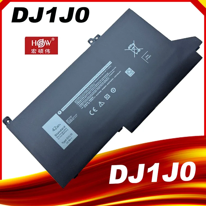 DJ1J0 Laptop Battery for Dell Latitude 12 7280 7290 E7280