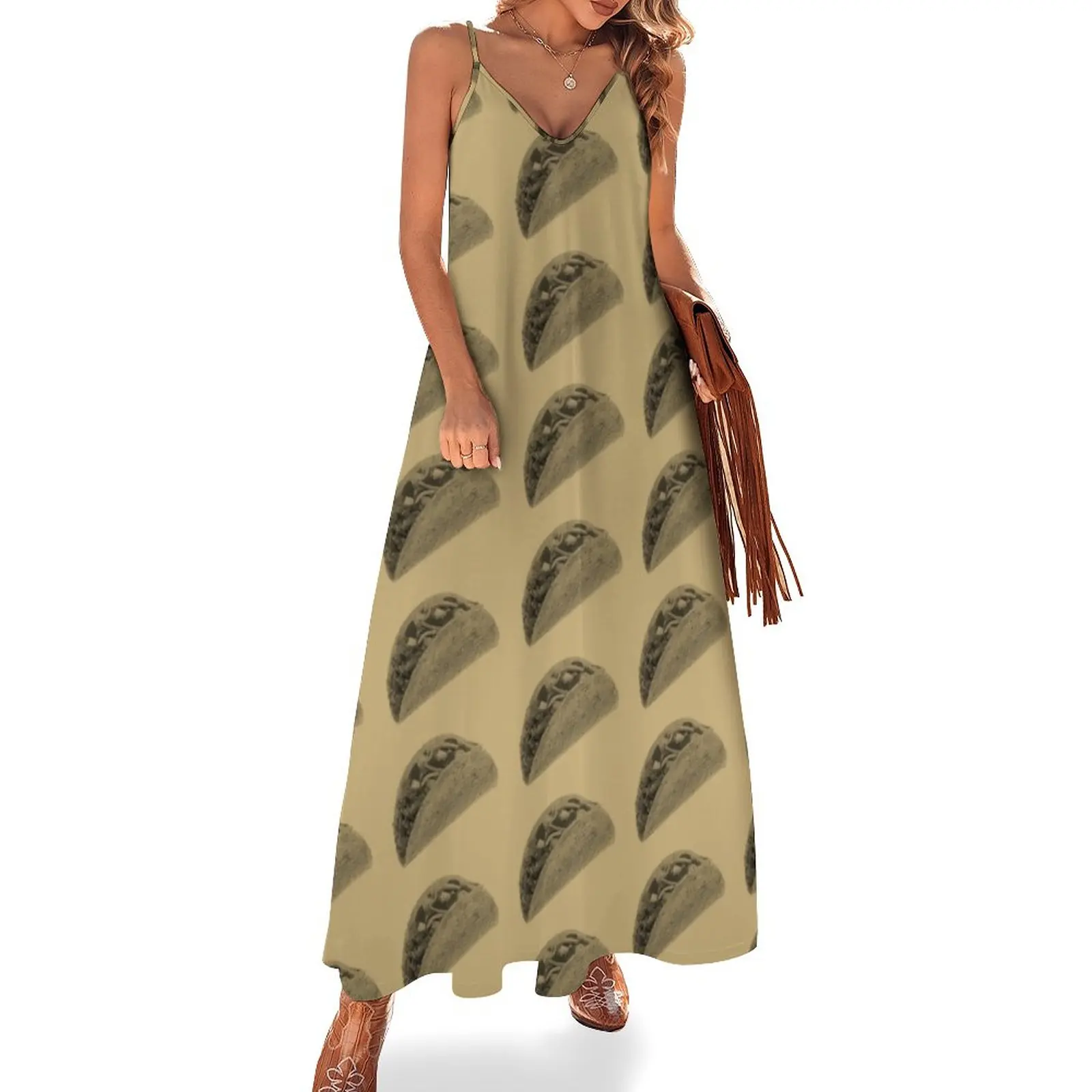 

Indie Taco Sleeveless Dress women's summer clothing 2024 clothes for women Womens dresses prom dress 2024