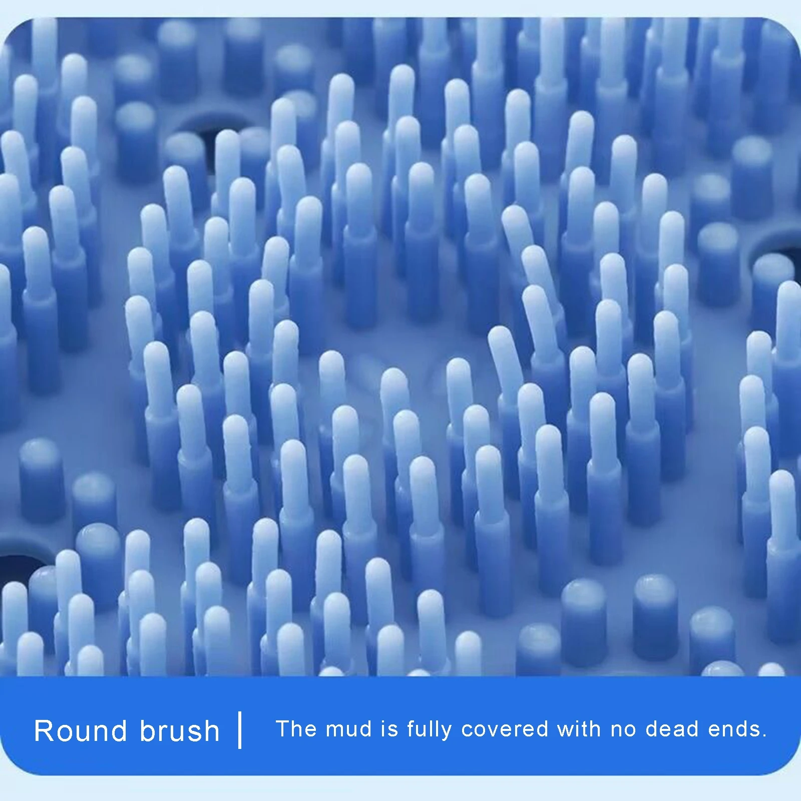 Wall Mounted Back Scrubber Mat with Suction Cups Body Scrubber Soft Exfoliate Back Scrubber Massage Pad Bath Brush Foot Scrubber 2