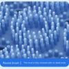Wall Mounted Back Scrubber Mat with Suction Cups Body Scrubber Soft Exfoliate Back Scrubber Massage Pad Bath Brush Foot Scrubber 2