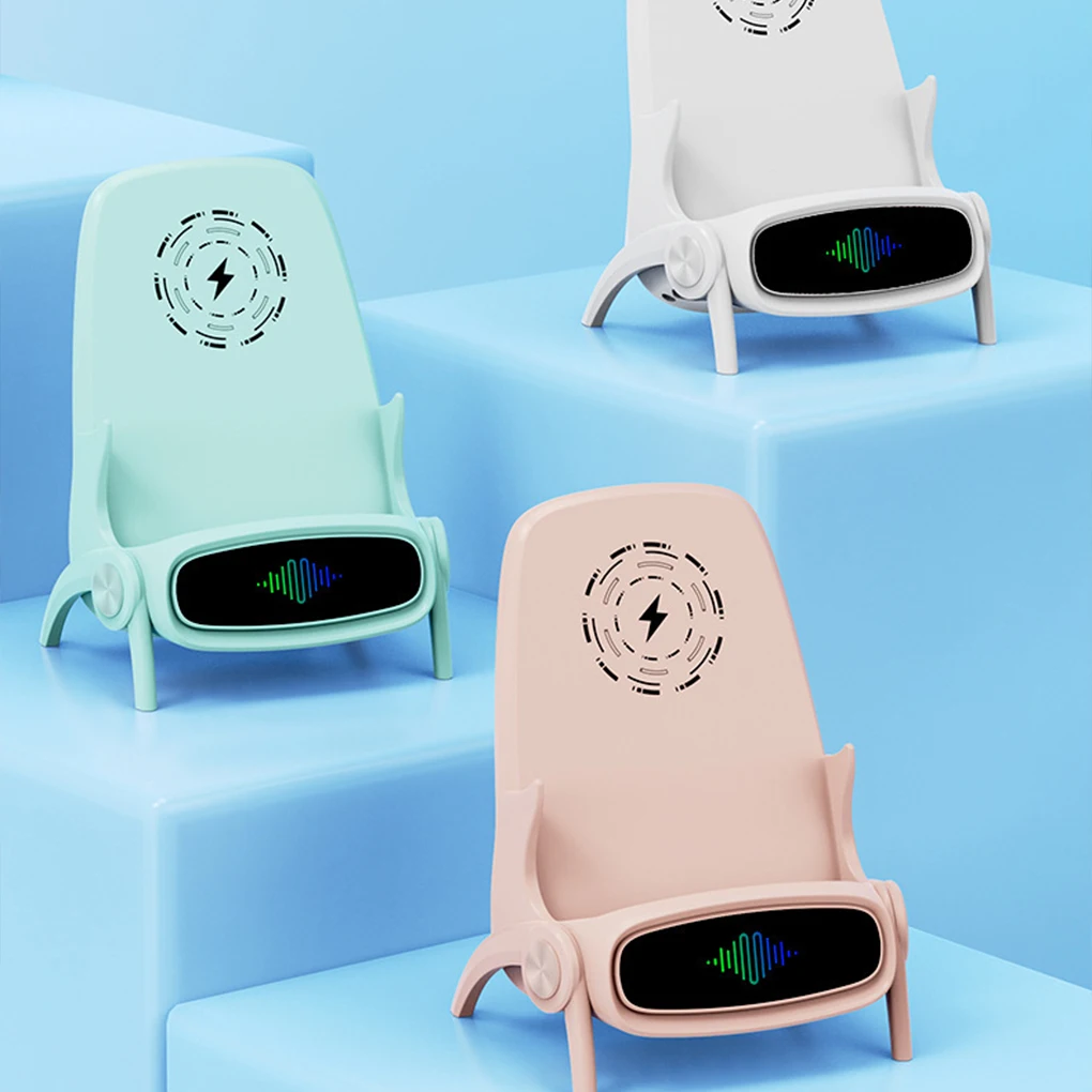 

Портативная беспроводная зарядная станция с быстрой зарядкой, удобный Настольный держатель для телефона, выбор подарка