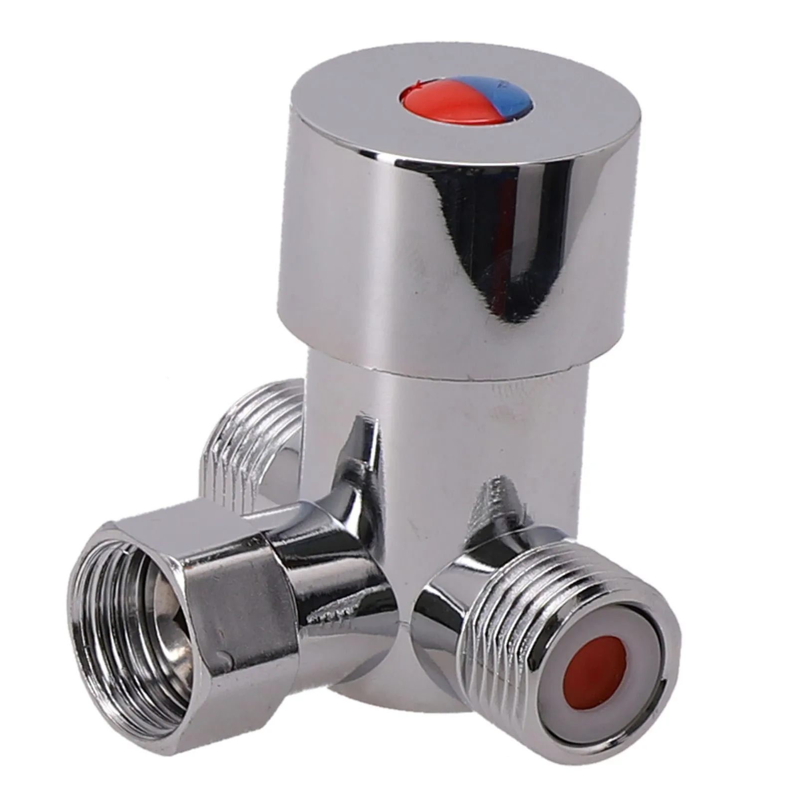 

Brass Water Mixing Valve, G1/2 Thread, Adjustable Hot and Cold Water Ratio, Reliable Performance, Extended Durability 28