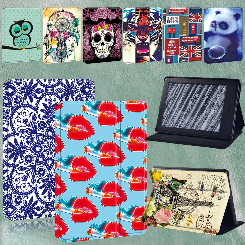 Custodia Per Tablet In Pelle Pu Per Paperwhite 5 /Kindle 8Th/10Th Gen/Paperwhite 1 2 3/Paperwhite 4 Custodia Pieghevole Anti-Caduta