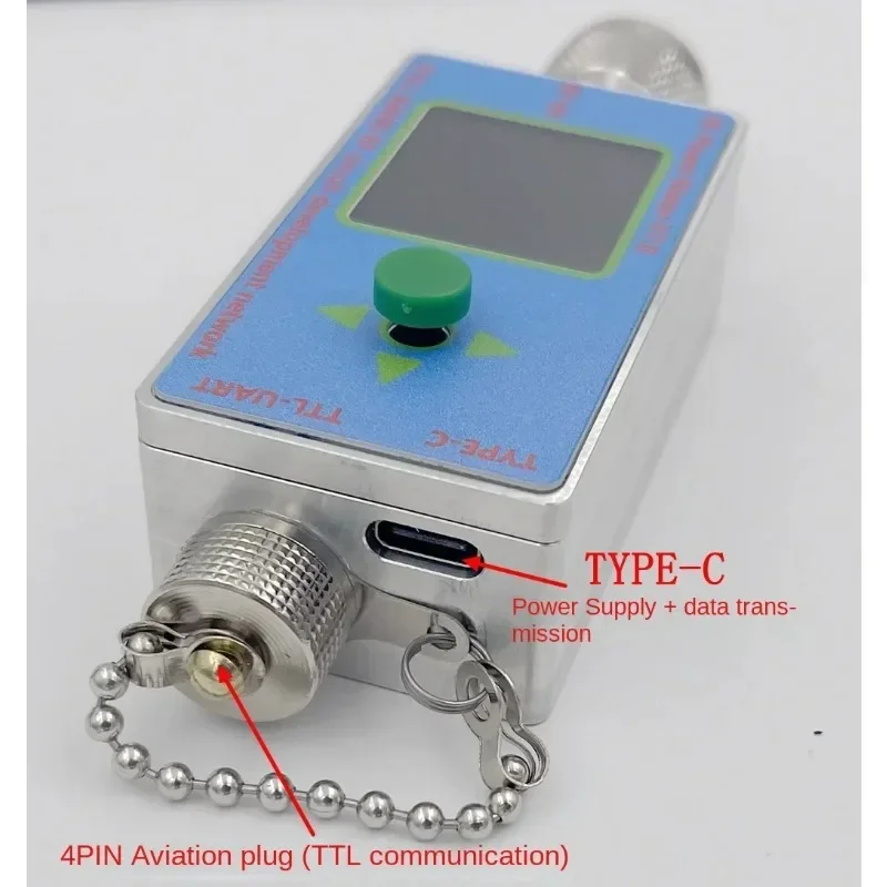 RF Power Meter N-type V7 10GHZ TYPE-C Communication Data Export Power Detector Serial Communication