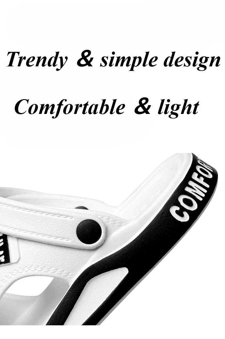 الرجال الصيف إيفا الصنادل شباشب على الموضة داخلي خفيفة الوزن لينة المضادة للانزلاق الشقق الرجال الصنادل في الهواء الطلق الشاطئ الصنادل المفتوحة تو