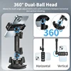 Ulanzi Go-Quick II Suction Cup Mount Magnetic Quick-Release for Action Camera Smartphone with 360° Ballhead for Tile Glass Door 4