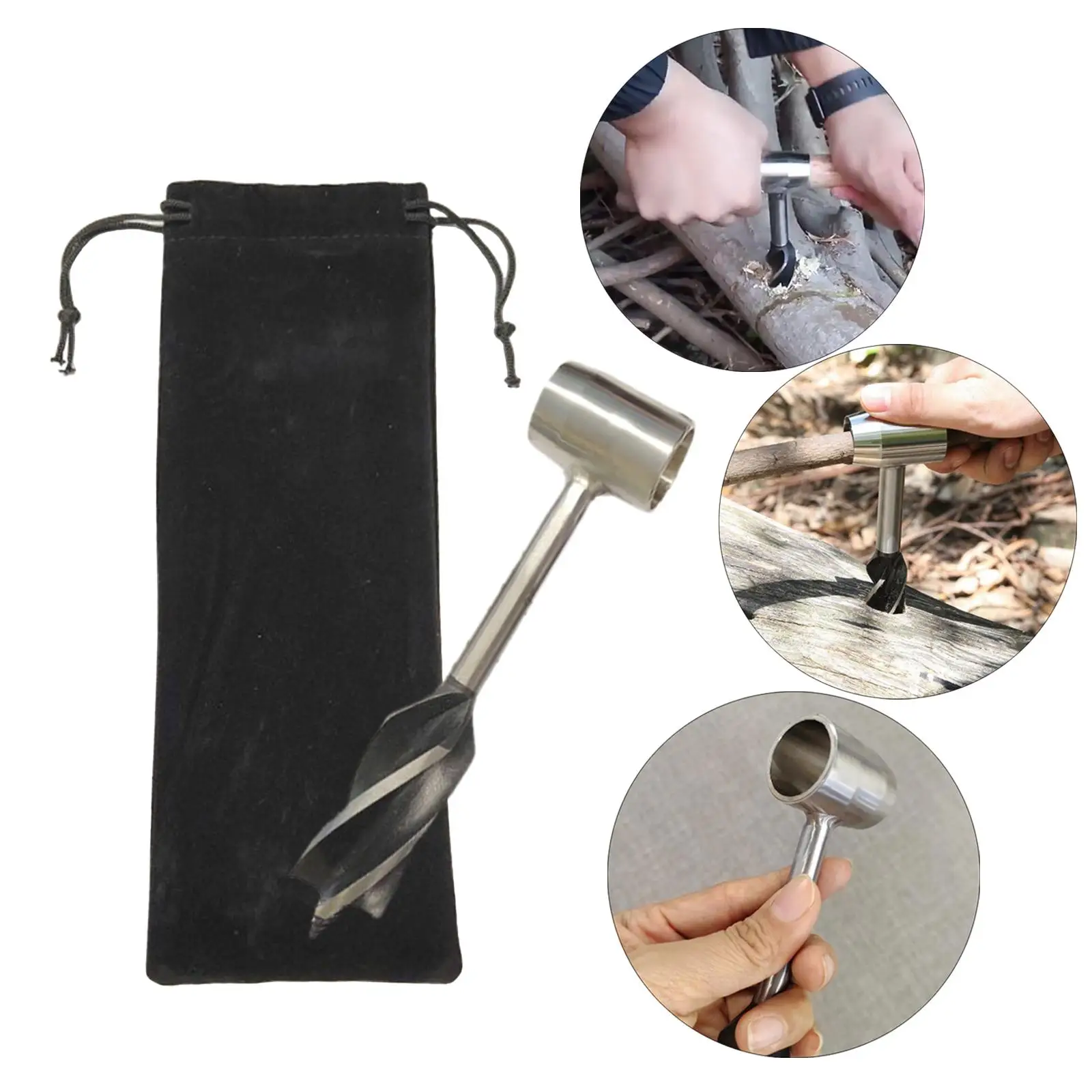 

Древесные прищепки и многоцелевой инструмент для деревообработки ручной древесный шнек ручное сверло для наружной аварийной передачи