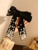 Ele Bla Velvet Hairpin with Knot for Women Gentle Headwear for Autumn And Winter Wrapped Hair Ba of Head