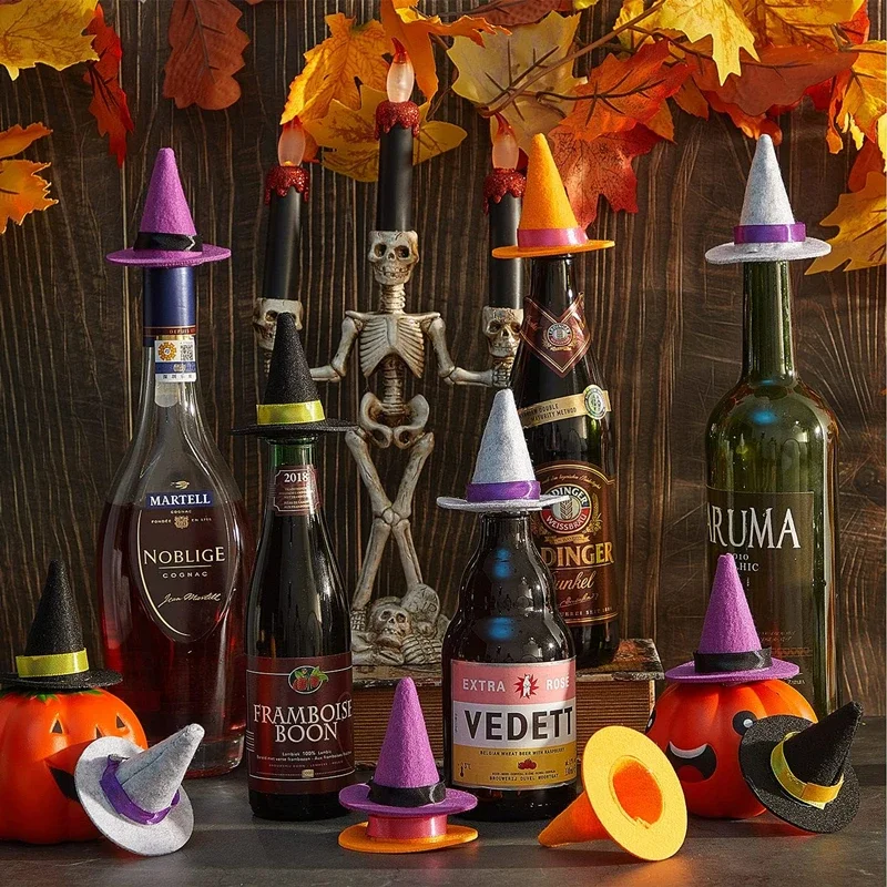 Lot De 20 Mini Chapeaux De Sorcière En Feutre Pour Décoration