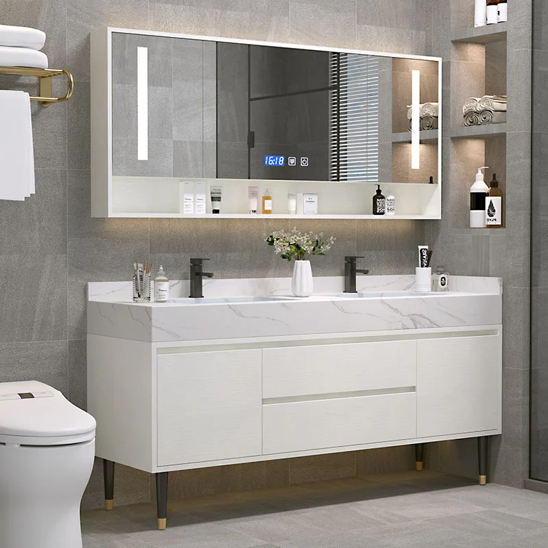 Simple Modern Bathroom Vanities Vintage Partition Vanity Vanity Bathroom Vanities Storage Shower Mobiletto Bagno Furniture