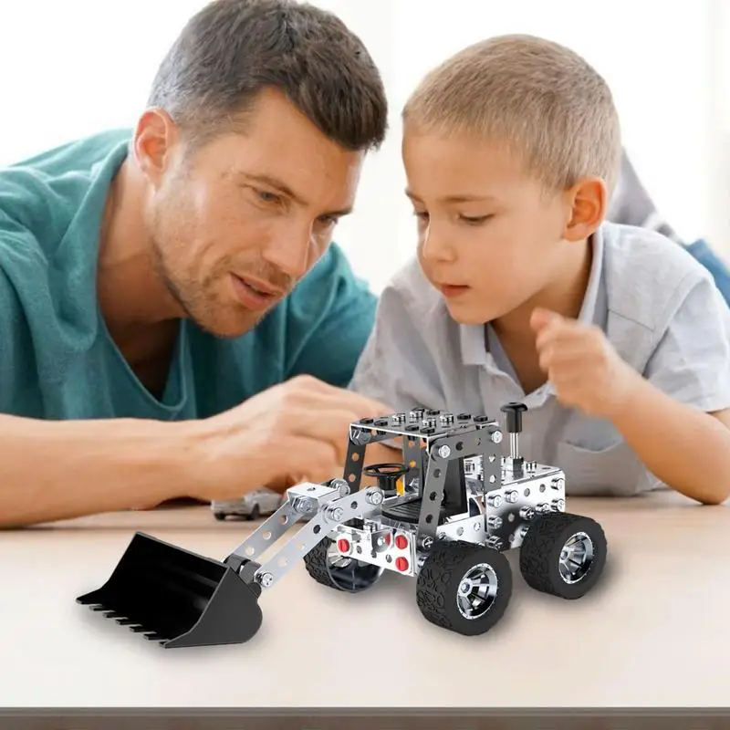 3D Metal Puzzle Car Model Kits Erector Set Trucks Series Model Kit Trucks Series Metal Construction Model Kit For Girls Boys 5