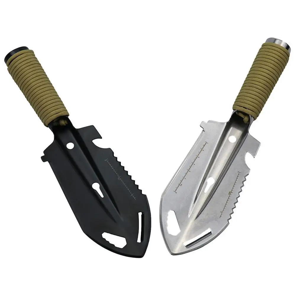 

Trowel Garden Tool Stainless Steel Serrated Hand Shovel For Effortless Digging Weed Control Precise Bulb Planting