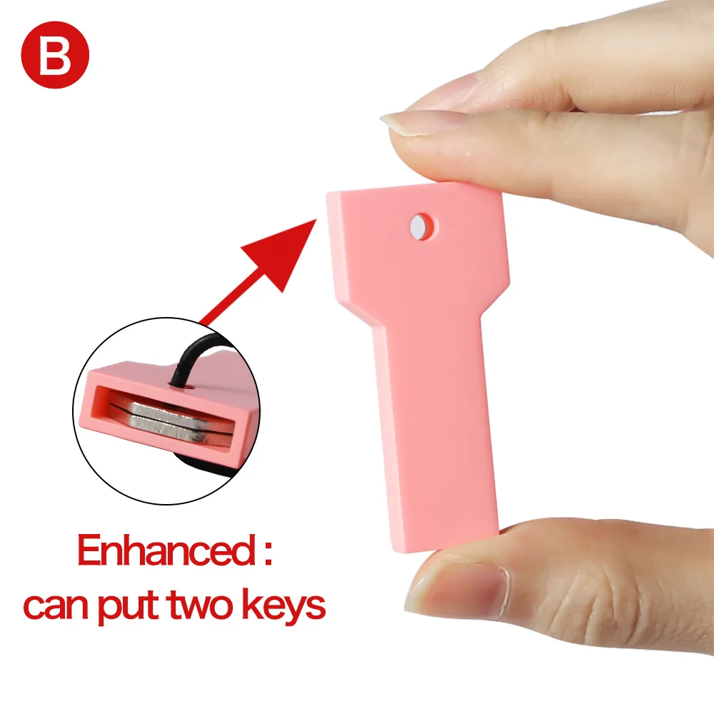 Penis Chastity Cage Chastity Device Key Safe Lock Tube Holder Disposable Plastic Coding Lock Keyholder Cock Cage Anti-Cheating Sex Toys Accessories