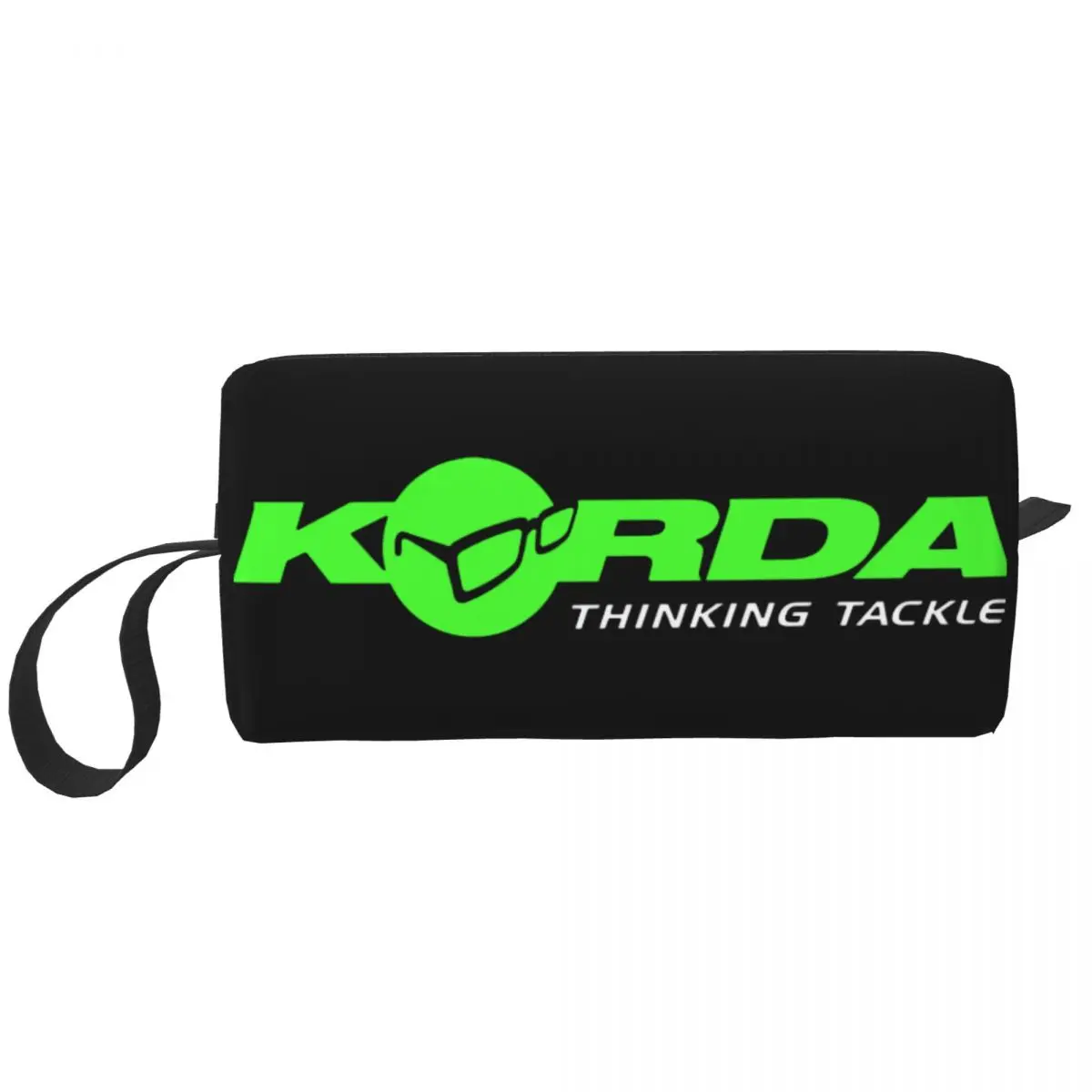 Korda Fishing Logo Cosmetic Bag Women Cute Big Capacity Fish Carp Fisherman Gift Makeup Case Beauty Storage Borse Da Toilette