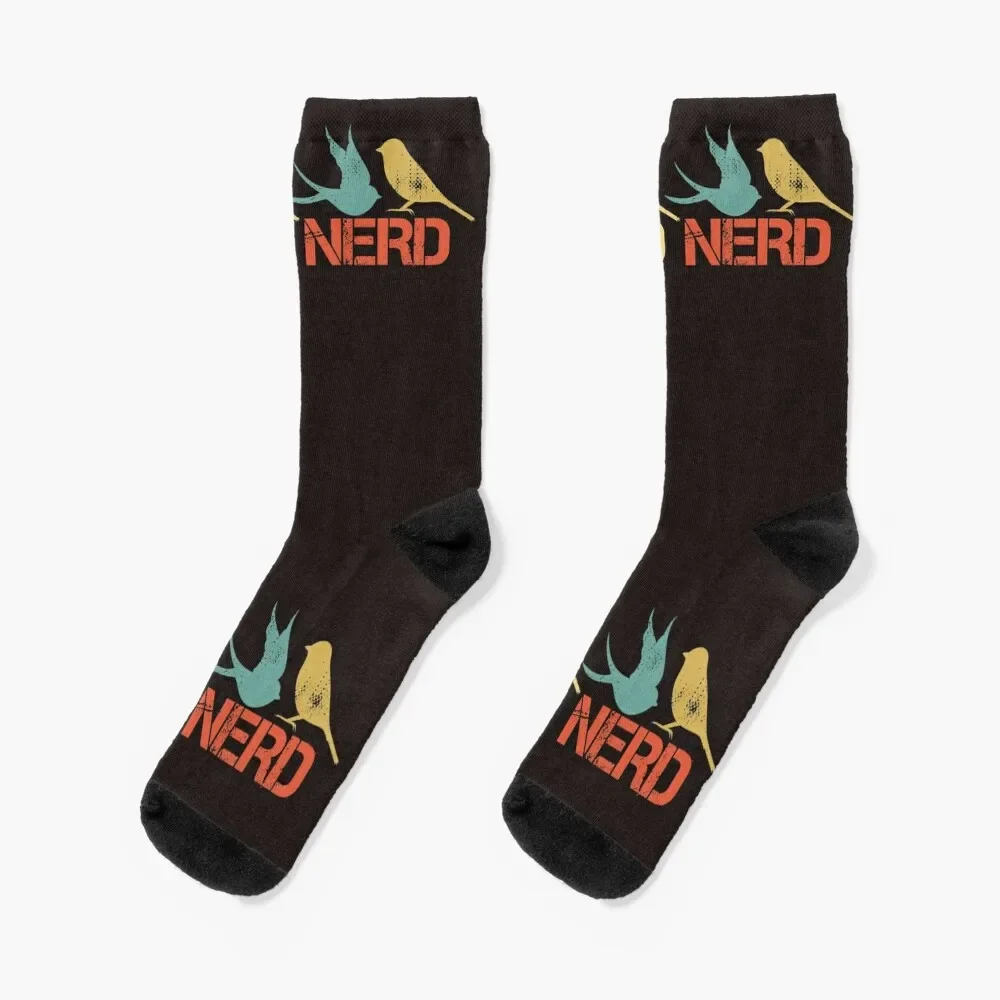 

Bird Nerd Birdwatching Birdwatcher Ornithologist Gift Socks hockey gym Girl'S Socks Men's