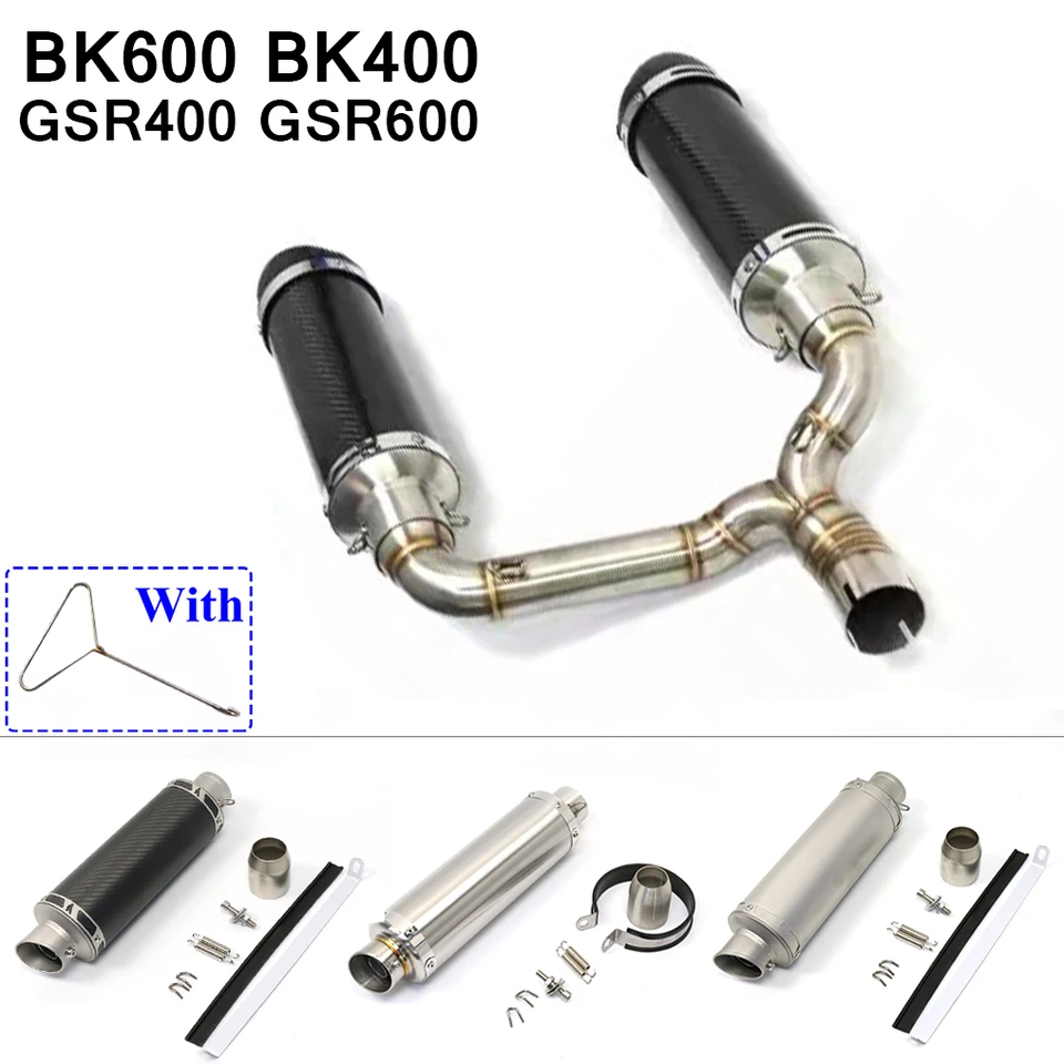 鈴木 GSR400 600 BK400 600 GSR BK 400 600 オートバイの排気管中間リンク接続 Mid チューブマフ バイク  サイレンサー オートバイ用排気管 ミドルリンクパイプアダプター モトスリップオン排気管 600 BN600 BJ600 TN  Amazon.co.jp: 中間パイプ スズキ GSR400 GSR600 BK400 ... オートバイ用排気マフラー に適合する GSR600 GSR-600 GSR 600 Gsr600 Gsr 600オートバイ排気マフラ