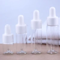 2/3/5ml Empty Mini Dropper Bottle Glass Essential Oil Serum Lotion Liquid Drop For Massage Pipette Bottles Refillable Bottle 1