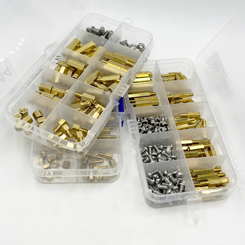 Description Picture 6 of itemMale Female Hex Brass Knurled Round Standoff Spacer Hexagon Pcb Standoff Pillar Motherboard Standoff Screws Nuts M2 M2.5 M3 M4