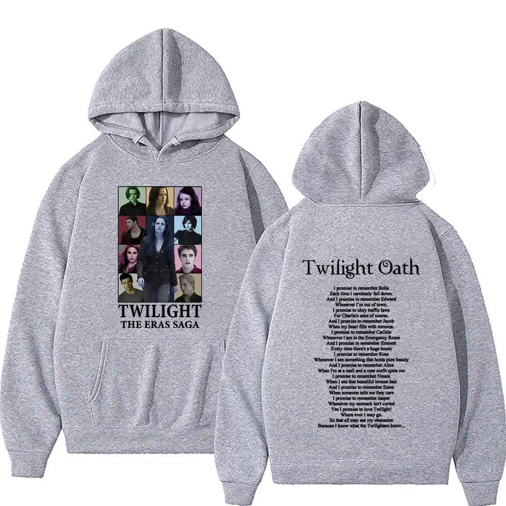 Sweat à Capuche Twilight Saga - Photo Noir Et Blanc De Jacob, Bella Et Edward - Merchandising Officiel - 11