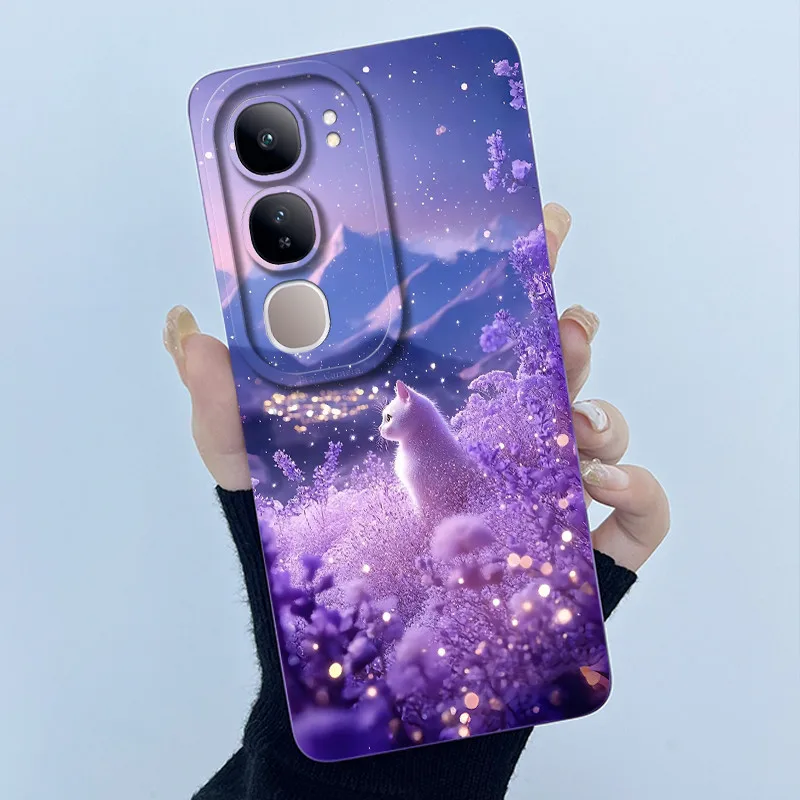Fashion Simplicity Flower Soft Liquid Silicone Phone Case Cover
