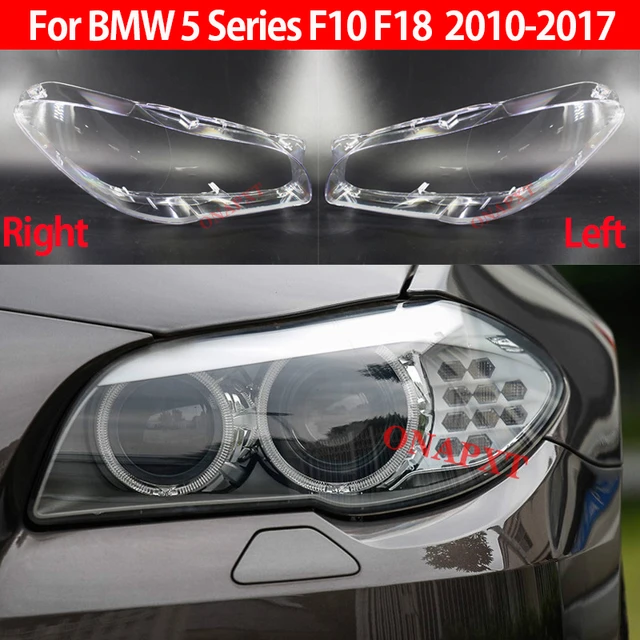 Scheinwerfer Augenbraue Abdeckung Schwarz Auge Deckel Dekoration Trim  Ersatz für BMW 5 Series F10 2010 ‑ 2013 - AliExpress