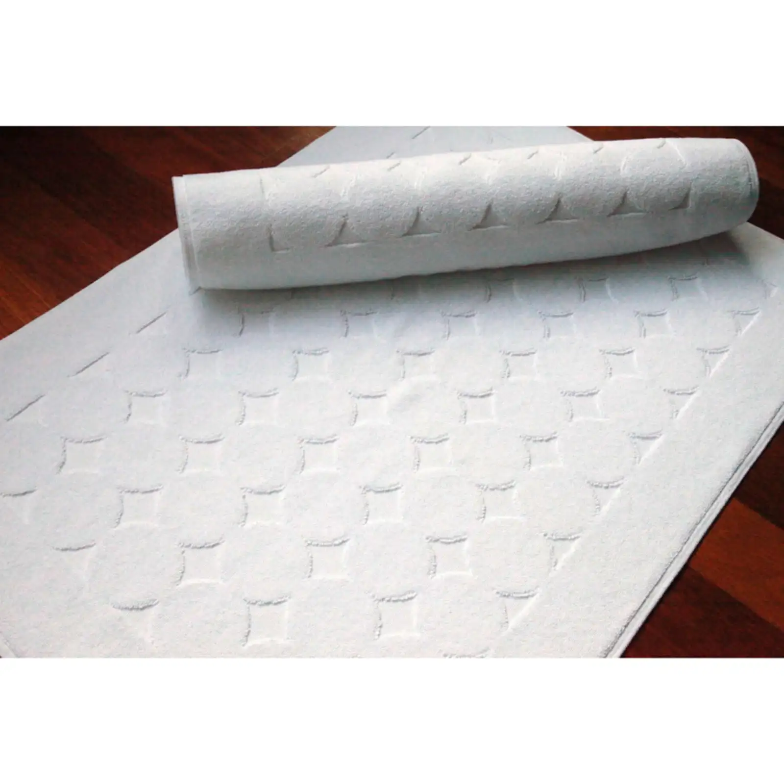 

Luxury Hotel & Spa Circle Design Turkish Cotton Bath Mats - Set of 2