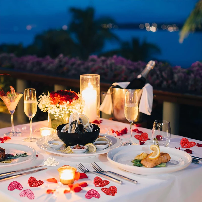 10 Stück Korbgeflecht-Rattan-Herzvasenfüller, Darm-Mittelstücke, Rattan-Herzen, dekorative hängende Verzierung für den Valentinstag – Detail 5