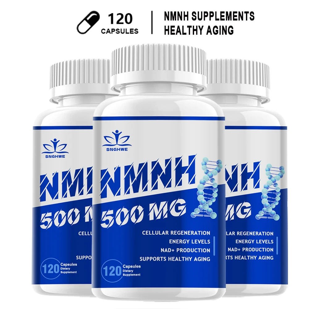NMNH Supplements Improve NAD Levels Reduces Wrinkles Skin Health Energy Immunity Focus Support NMN Capsules Alternatives
